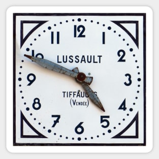 Vintage French Clock Sticker